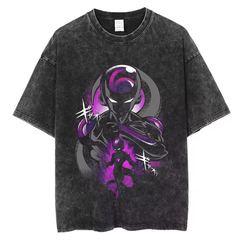 Black Panther Graphic Tee - Black and Purple